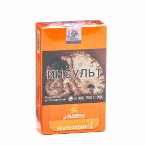 Табак Al Fakher 250г АКЦИЗ - Peach (Персик) +2 шланга в подарок