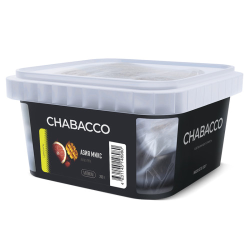Смесь Chabacco MEDIUM 200г - Asian Mix (Тропические фрукты Цитрус Травы)
