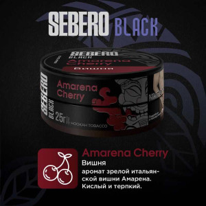 Табак Sebero Black 25г - Amarena Cherry (Вишня)