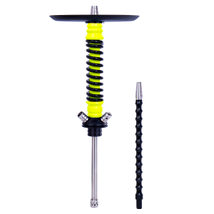 Кальян MAMAY CUSTOMS Coilovers MINI жёлтый ф-чёрный (без колбы)