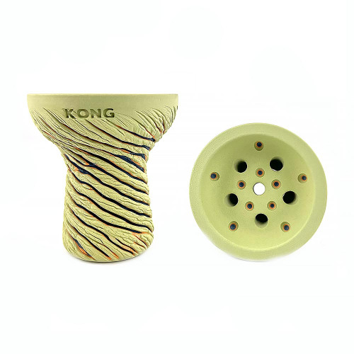 Чаша Kong Hookah - Turkish Boy Lava White Green (Прямоток)