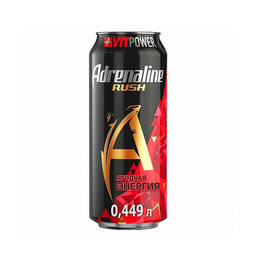 Энергетический напиток Adrenaline Rush - Ягодная энергия 449мл