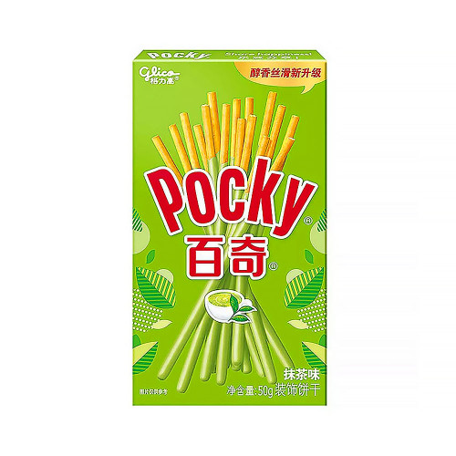 Бисквитные палочки Glico Pocky - Со вкусом зеленого чая 50г