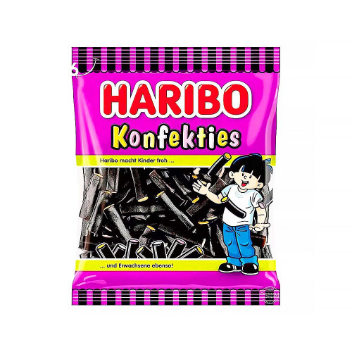 Жевательный мармелад Haribo - Konfekties (Лакрица) 160г