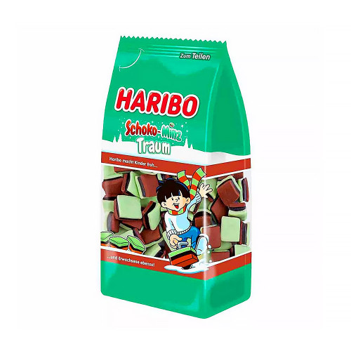 Жевательный мармелад Haribo - Haribo Schoko-Minz Traum (Шоколадно-мятная мечта) 300г