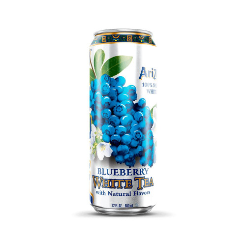 Напиток AriZona - White Tea Blueberry (Аризона Белый Чай с Голубикой) 650мл