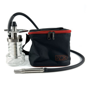 Кальян Pizduk Hookah - PRO Black-bag (Прозрачная колба) 20см