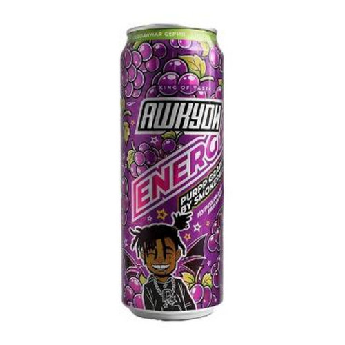 Энергетический напиток HQD Energy - Purpp Grape by SmokePurpp (Виноград) 450мл