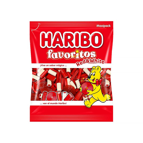 Жевательный Мармелад Haribo - Favoritos Red&White (Клубника и сливки) 90г