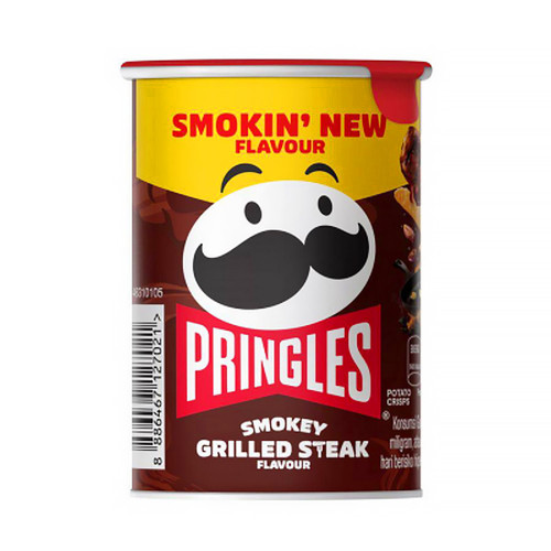 Чипсы Pringles - Smokey Grilled Steak (Стейк на гриле) (Малайзия) 42г