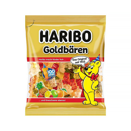 Жевательный мармелад Haribo - Goldbaren 100 Jahre (Мишки) 175г