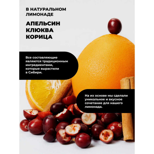 Лимонад - Этика (Апельсин Клюква Корица) 0,33 л ж/б