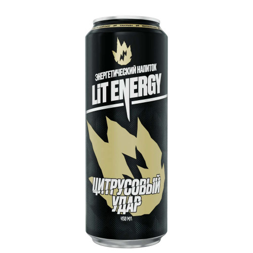 Энергетический напиток LiT ENERGY - CITRUS PUNCH (Тропический цитрус) 450мл