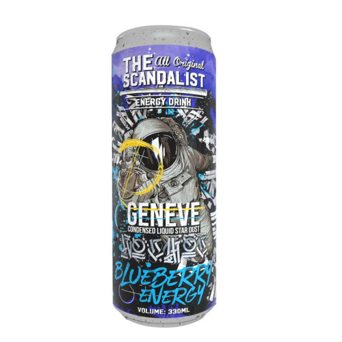 Энергетический напиток The Scandalist Energy - Geneve (Черника) 450мл
