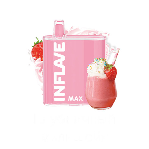Распродажа ЭС INFLAVE MAX 4000 – Клубничный милкшейк