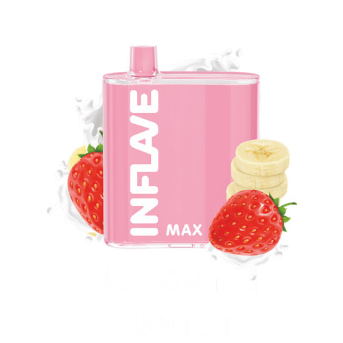 ЭС INFLAVE MAX 4000 – Клубника-банан