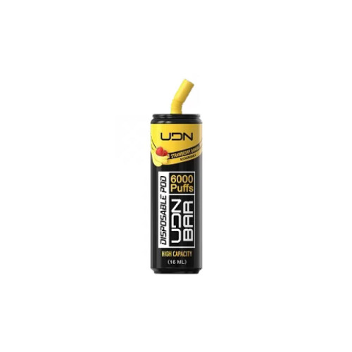 ЭС UDN BAR 6000 – Strawberry Banana (Клубника Банан)