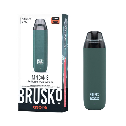 POD-система Brusko - Minican 3 (Темно-зеленый) 700mAh