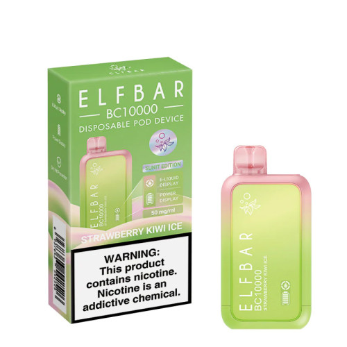 ЭС Elf Bar BC 10000 – Strawberry kiwi ice (Клубника киви лед)
