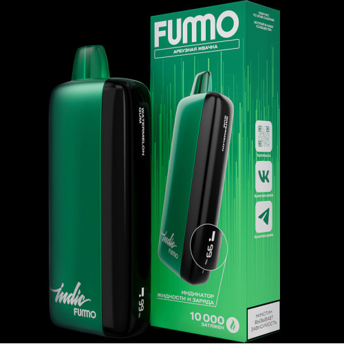 ЭС Fummo INDIC 10000 – Арбузная жвачка