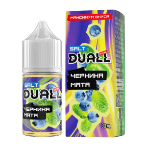 Жидкость DUALL SALT EXTRA - Черника Мята 30мл 20мг hard