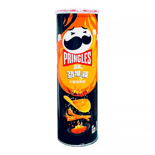Чипсы Pringles - Азиатские закуски под острым Сычуаньским соусом 110г