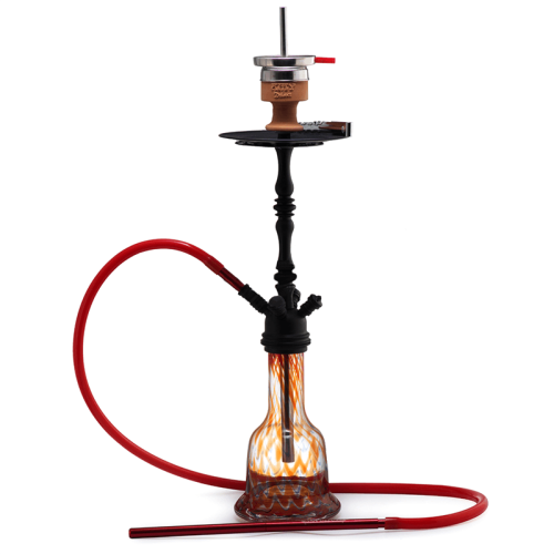 Кальян AMY Deluxe - 043 Black Red (Luxus Shisha) 75см