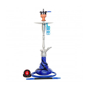 Кальян AMY Deluxe - SS07 Blue (Palm Steel) 70см