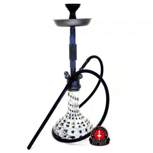 Кальян AMY Deluxe - 041 Black crystal black (Stella) 66см