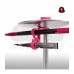 Кальян AMY Deluxe - SS09R Crystal (STICK STEEL) 75см
