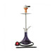 Кальян AMY Deluxe - SS09R Crystal (STICK STEEL) 75см
