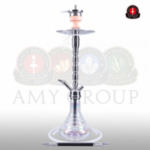 Кальян AMY Deluxe - SS02 Crystal (STYLE STEEL) 75см