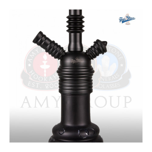 Кальян AMY Deluxe - 4 Stars 460 PSM Black Black 50см