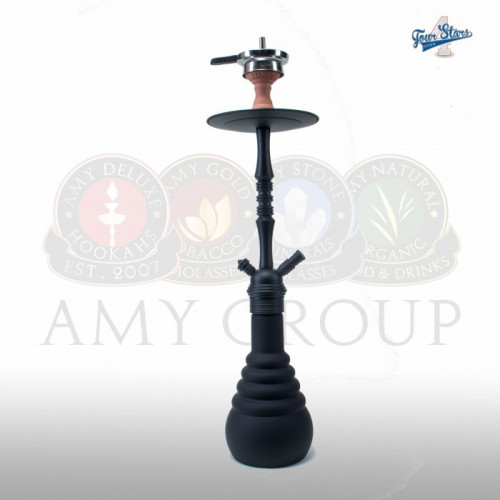 Кальян AMY Deluxe - 4 Stars 620 PSM Black Black 70см
