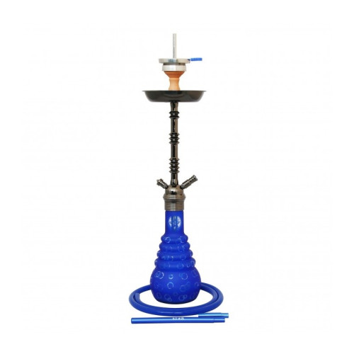 Кальян AMY Deluxe - 4 Stars 640 PSM Black Blue - 75см