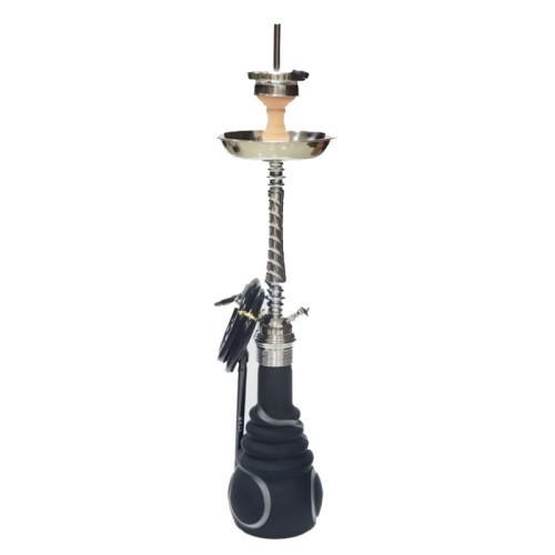 Кальян AMY Deluxe - 4 Stars 650 Silver Black 70см