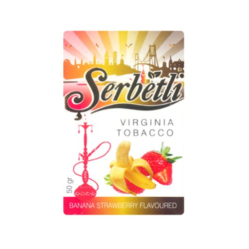 Табак Serbetli 50г – Banana Strawberry (Банан клубника)