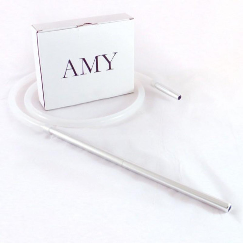 Шланг силиконовый + мундштук AMY Deluxe S232-2 White