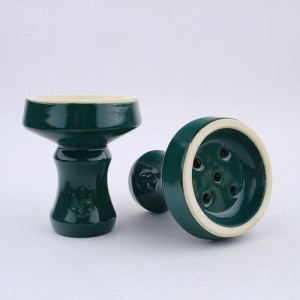 Чаша NJN Hookah Piro Glaze Зеленая глазурь Прямоток