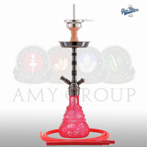 Кальян AMY Deluxe - 4 Stars 460 B-RD Red 50см