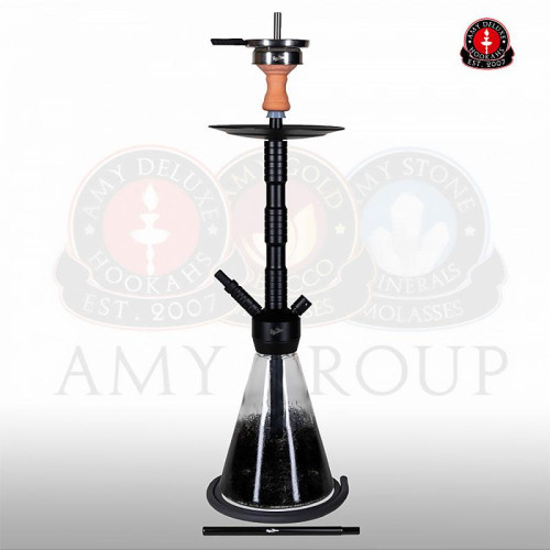 Кальян AMY Deluxe - 4 Stars 660 PSM Black Black 70см
