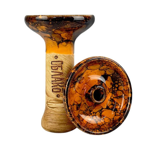 Чаша Облако Phunnel M Glaze Top Оранжевая с пятнами Фанел