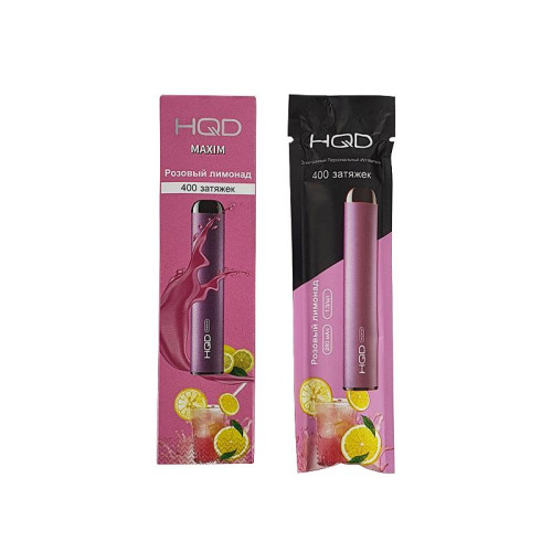ЭС HQD MAXIM 400 – Pink Lemonade (Розовый лимонад)