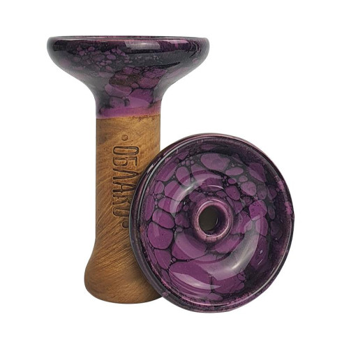 Чаша Облако Phunnel M Glaze Top Фиолетовая с пятнами Фанел
