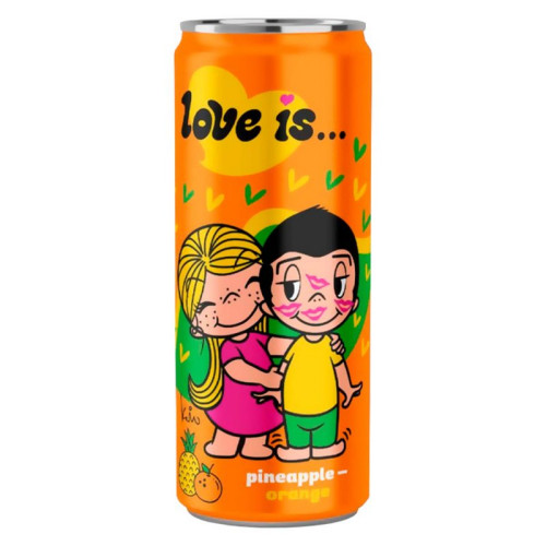 Напиток газ. Love is Ананас-Апельсин (Оранжевый) 330мл