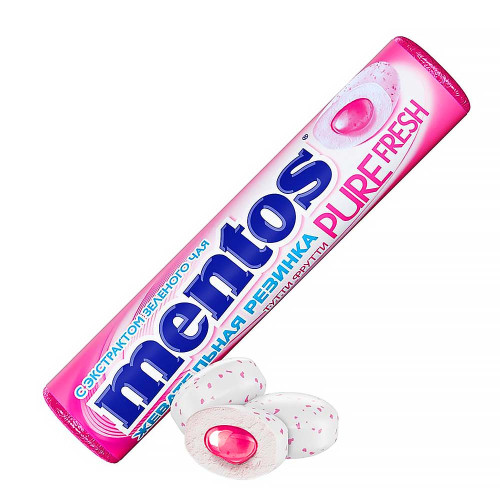 Жевательная резинка Mentos - Pure Fresh (Тутти - Фрутти) 15,5г