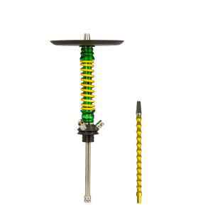 Шахта Mamay Customs - Coilovers MINI зелёный сплеш-золотой (без колбы)