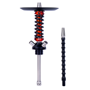 Шахта Mamay Customs - Coilover Micro чёрно-красный сплеш (без колбы)