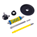 Шахта Mamay Customs - Coilover Micro сине-жёлтый (без колбы)