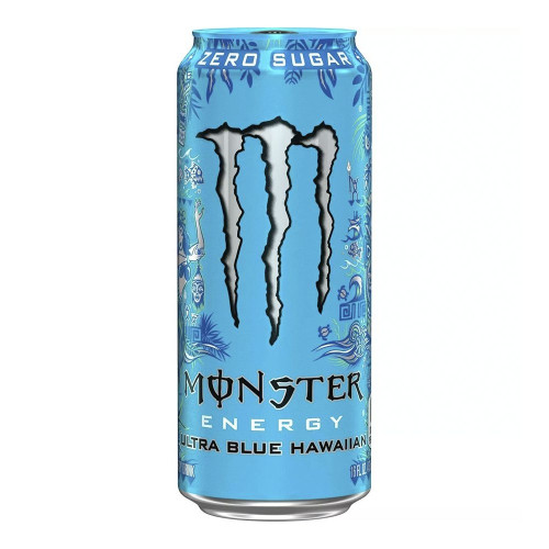 Энергетический напиток Monster Energy - Ultra Blue Hawaiian (Ананас Кокос Цитрусы) США 473мл
